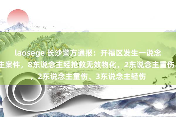 laosege 长沙警方通报：开福区发生一说念灵活车撞东说念主案件，8东说念主经抢救无效物化，2东说念主重伤、3东说念主轻伤