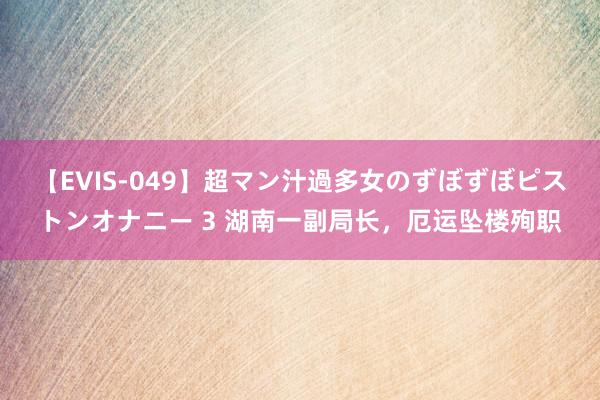 【EVIS-049】超マン汁過多女のずぼずぼピストンオナニー 3 湖南一副局长，厄运坠楼殉职