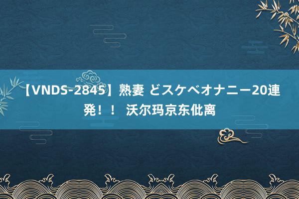 【VNDS-2845】熟妻 どスケベオナニー20連発！！ 沃尔玛京东仳离